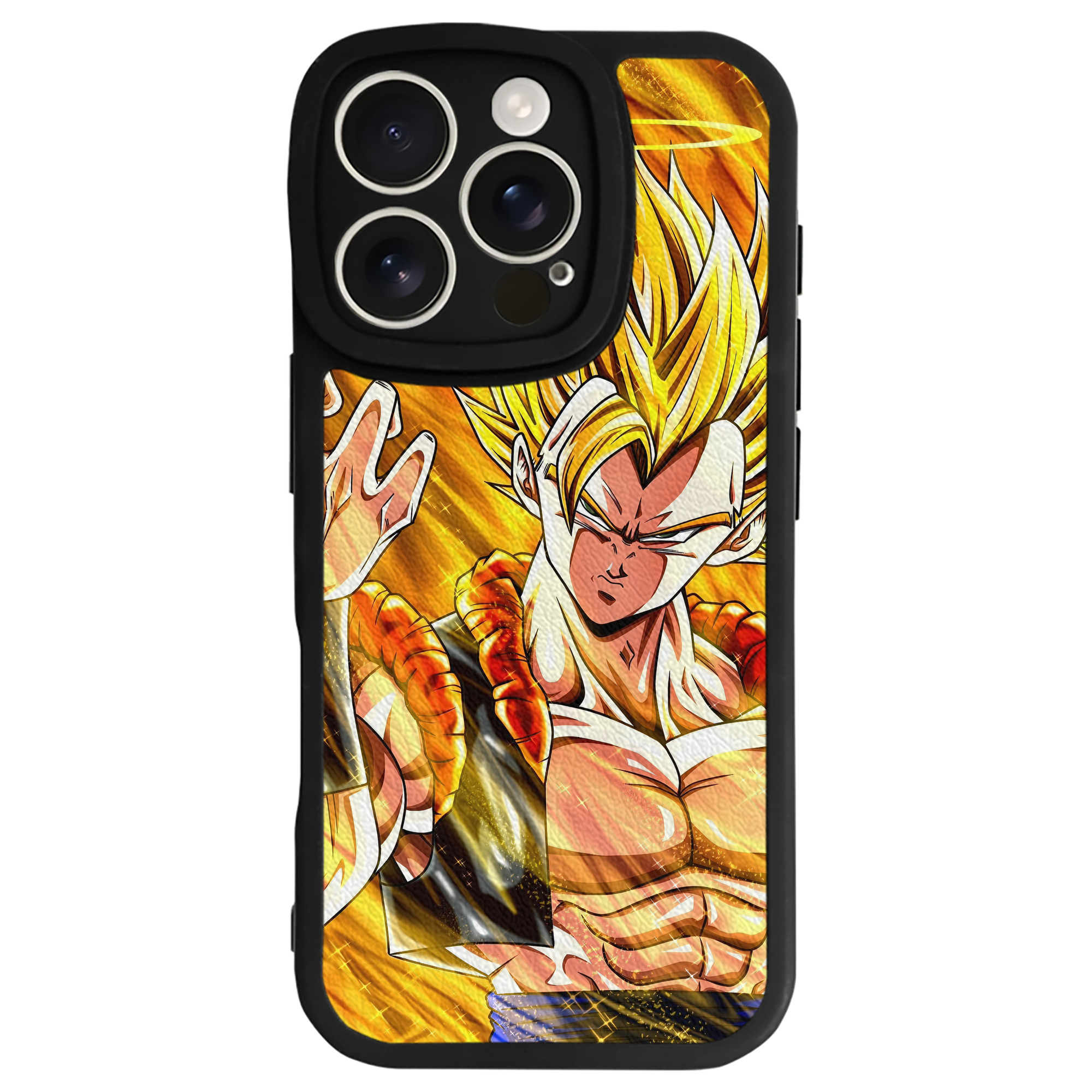 （画像用） ドラゴンボール DRAGON BALL 【iPhone 16シリーズ対応】シリコンスマホケース（レザー調） 材質：シリコン